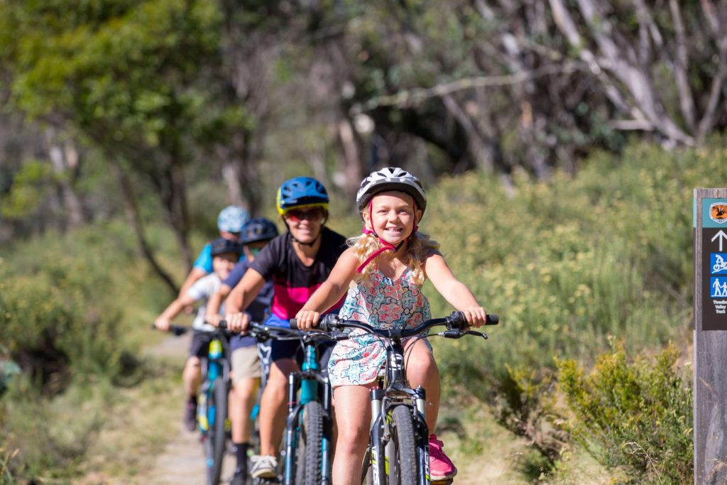 Mountain Bike riding Snowy Mountains