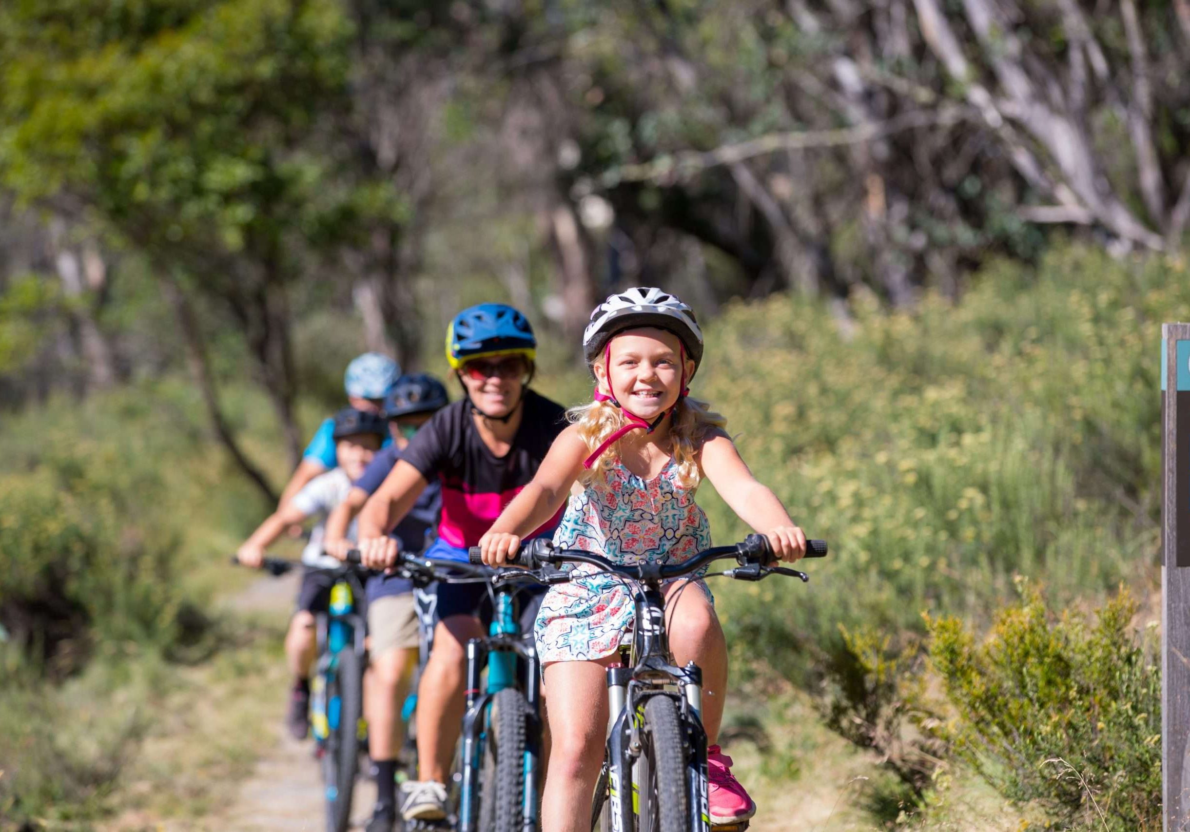 Mountain Bike riding Snowy Mountains